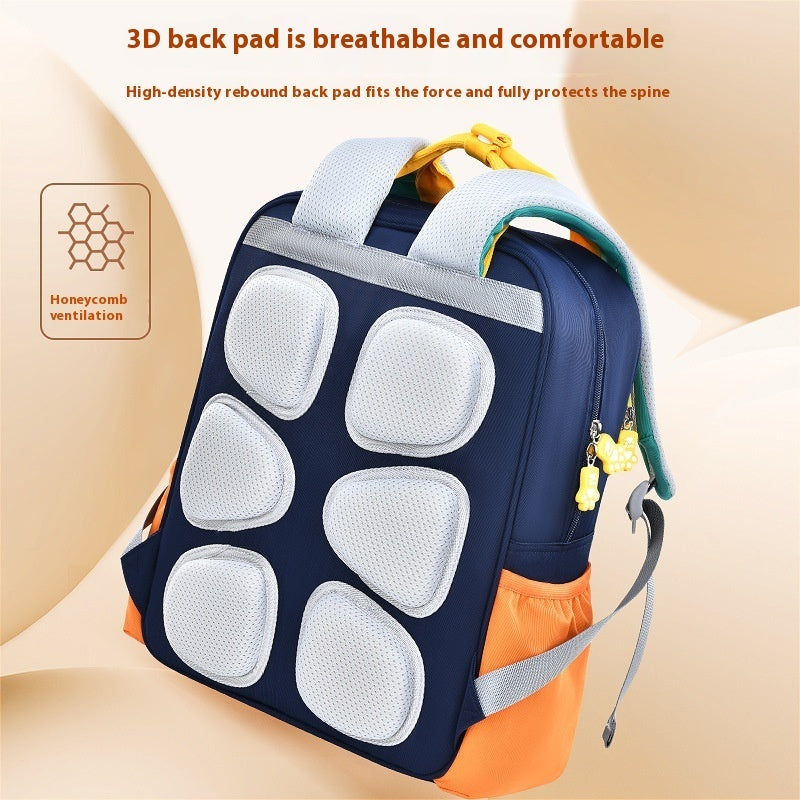 Primary School Student Schoolbag Cute Female Spine-protective Backpack Waterproof