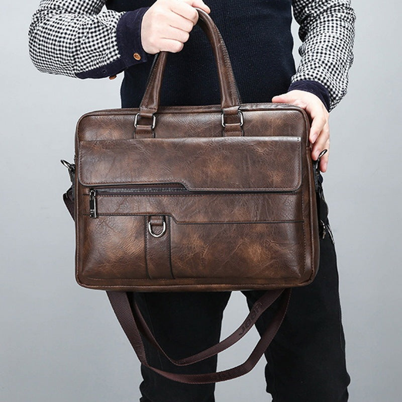 Men's Crossbody Business Retro Bag