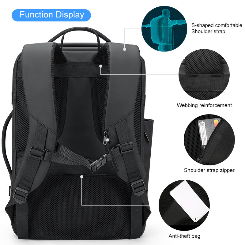 Multifunctional Business Computer Bag School Bag Travel Backpack