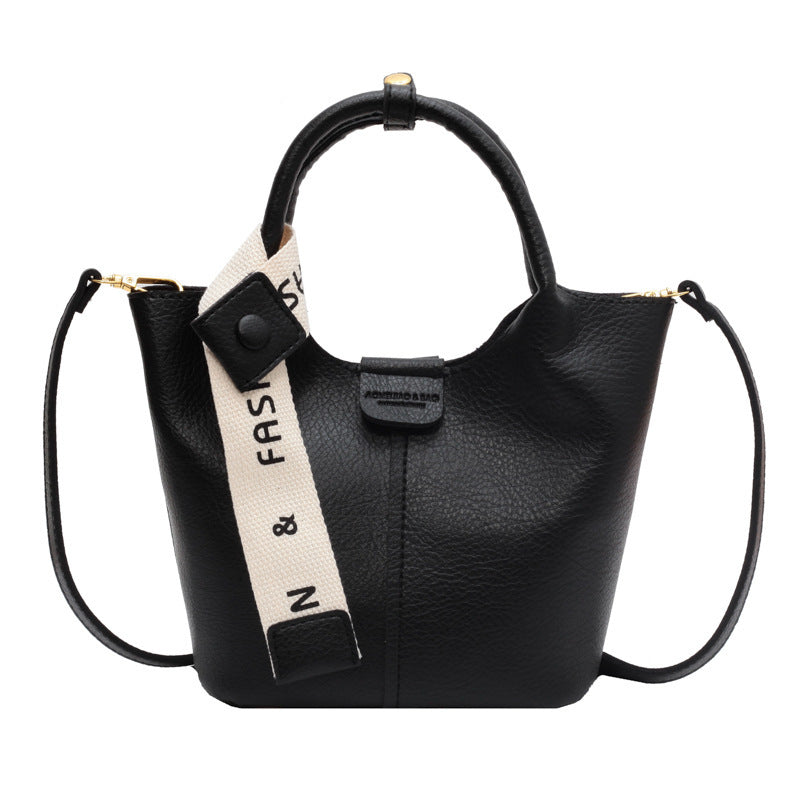 One-shoulder Crossbody Portable Bucket Bag