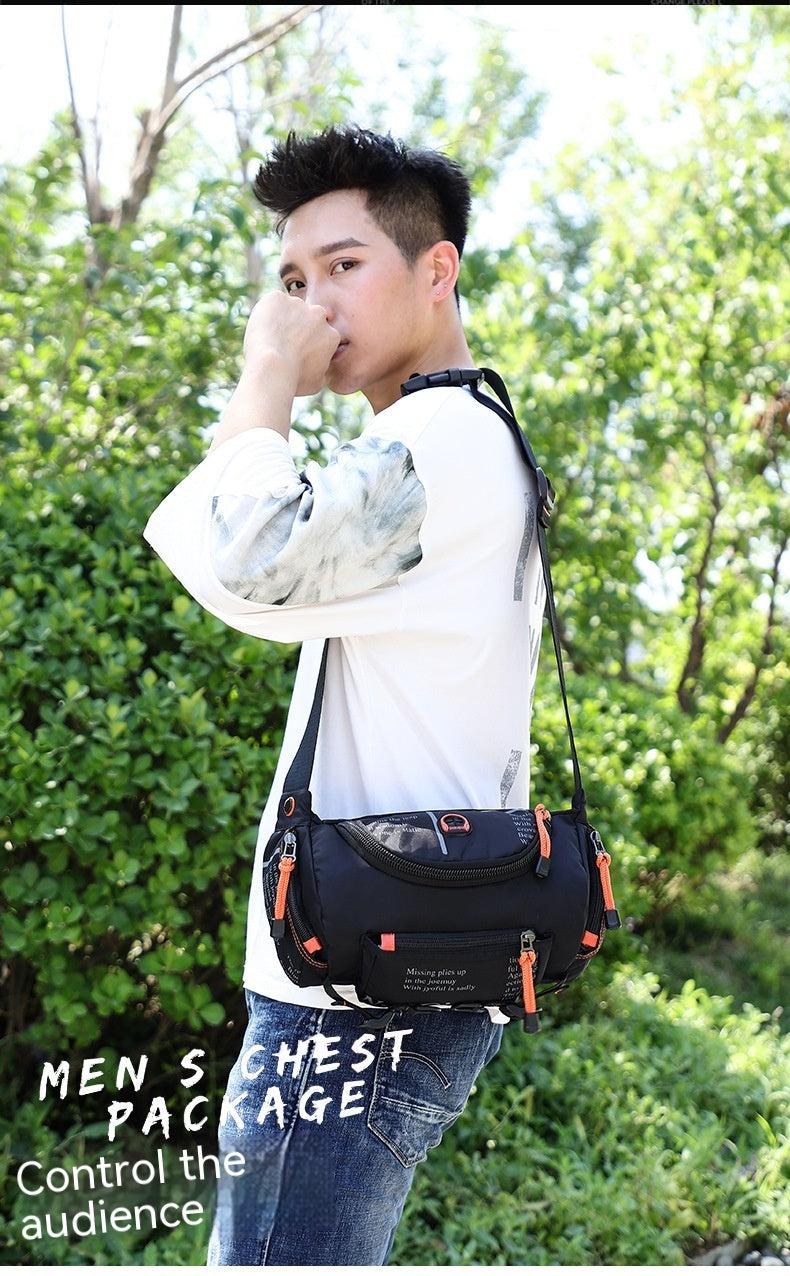 Men's Multi-functional Shoulder Crossbody Outdoor Sports And Casual Biking Mountain Climbing Large Capacity Waist Bag