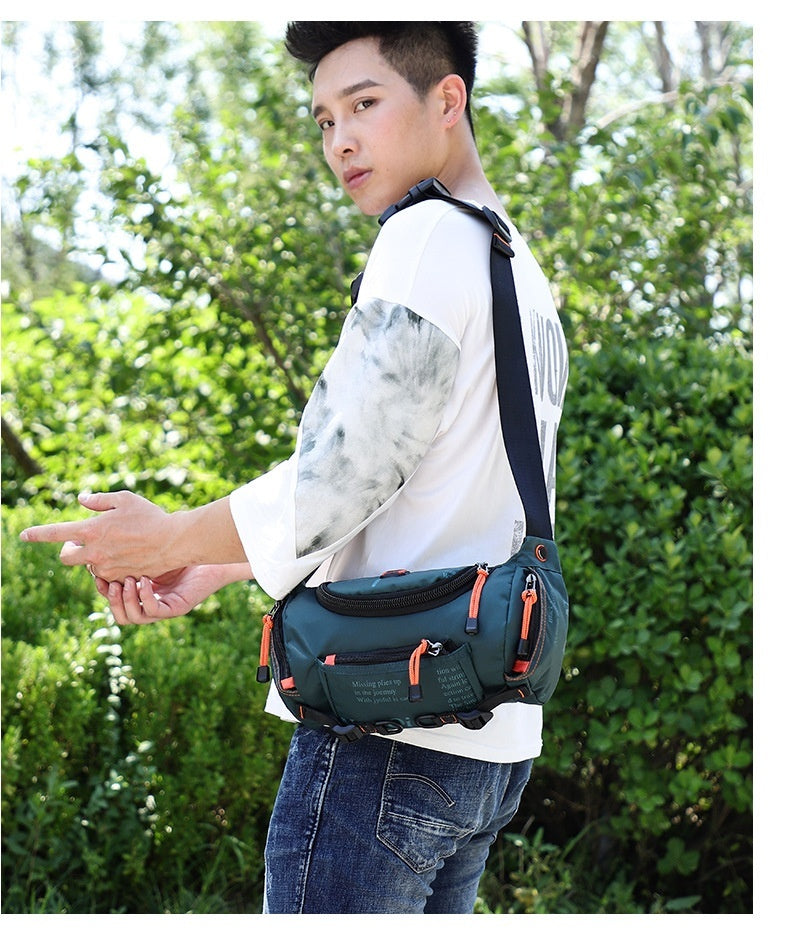 Men's Multi-functional Shoulder Crossbody Outdoor Sports And Casual Biking Mountain Climbing Large Capacity Waist Bag