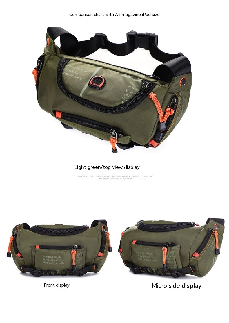 Men's Multi-functional Shoulder Crossbody Outdoor Sports And Casual Biking Mountain Climbing Large Capacity Waist Bag