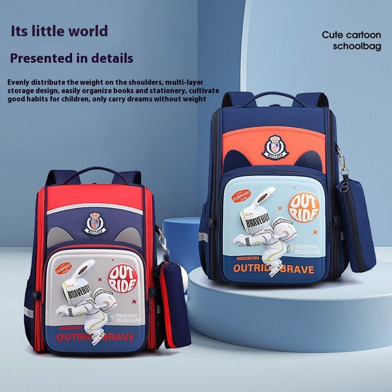 Children's Lightweight 3D Cartoon Printed Backpack