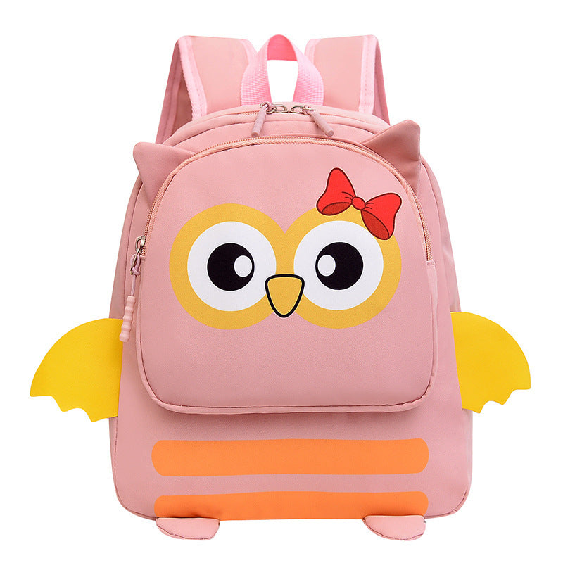 Kindergarten Fashion Burden Alleviation Backpack Cute Animal Image Macaron Color