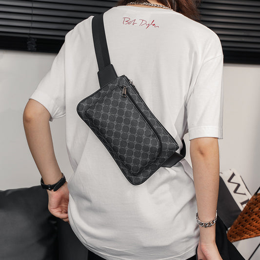 Fashion Men's Versatile Waist Crossbody Chest Crossbody Phone Bag For Men