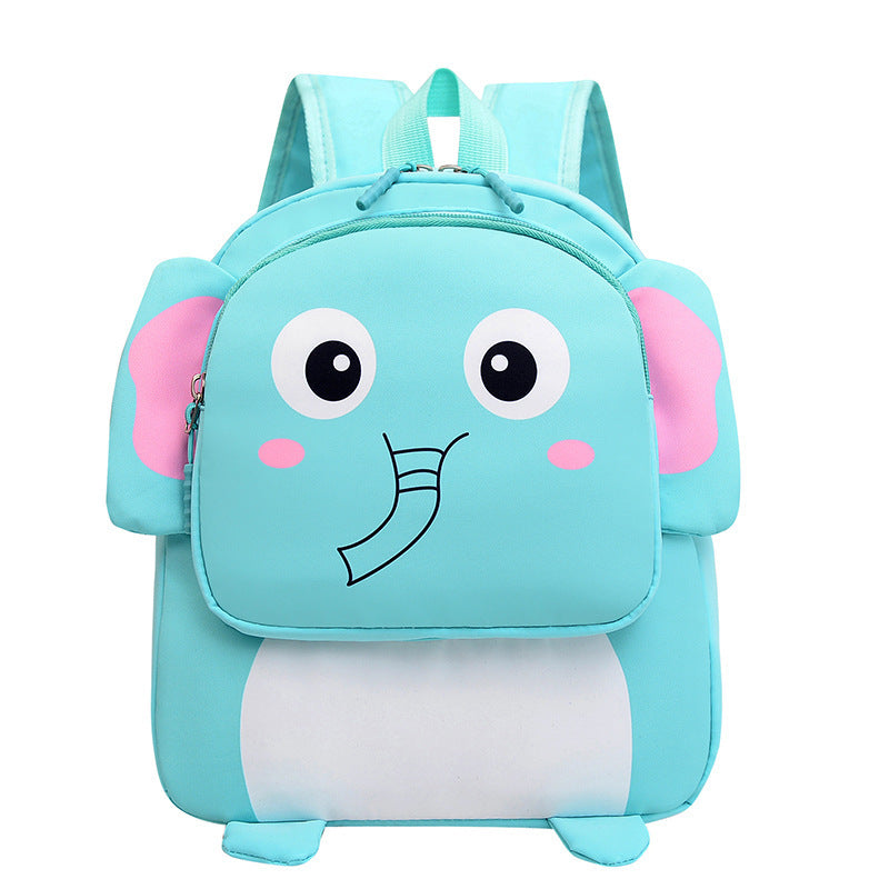 Kindergarten Fashion Burden Alleviation Backpack Cute Animal Image Macaron Color