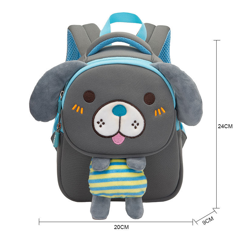 New Korean Cartoon Schoolbag For Kindergarten 1-3-6 Years Old Anti-lost