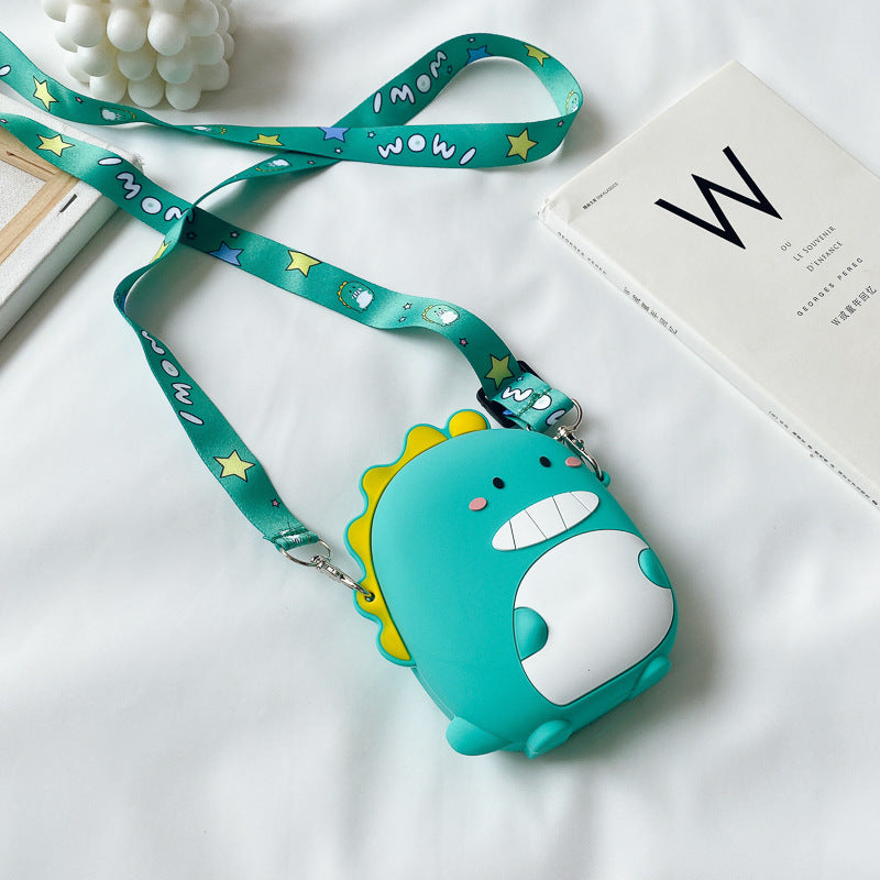 Silicone Small Bag Cartoon Dinosaur Shoulder Bag