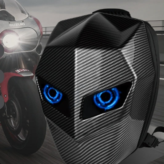 Backpack Luminous Sharingan Cool Motorcycle Riding Full Helmet Hard Shell Waterproof Bluetooth