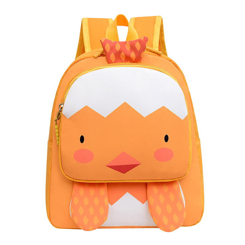 Kindergarten Fashion Burden Alleviation Backpack Cute Animal Image Macaron Color