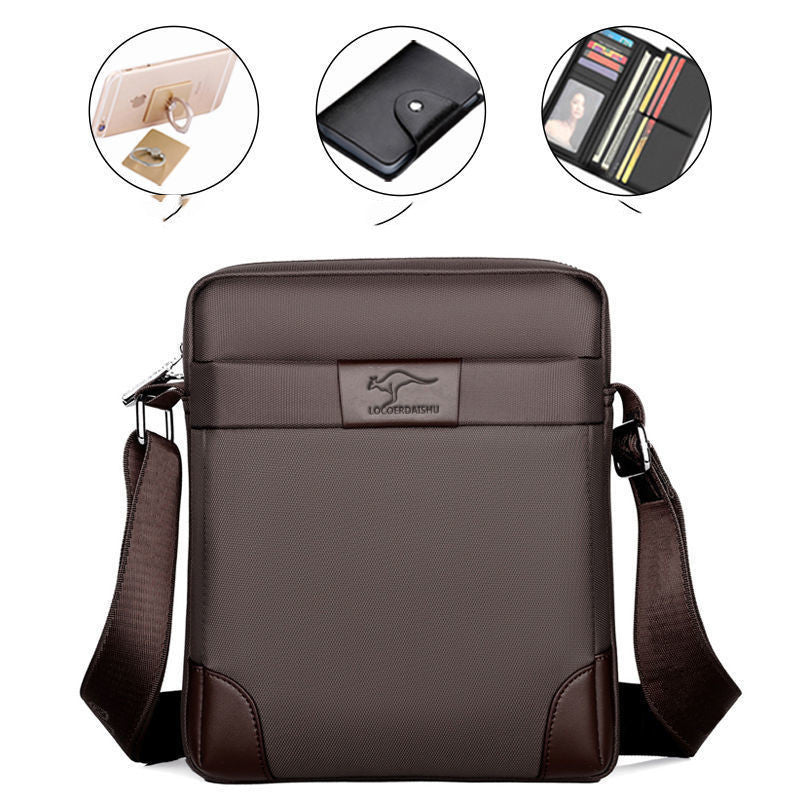 Men's Fashionable Casual Multi-functional Cross Body Oxford Cloth Shoulder Bag