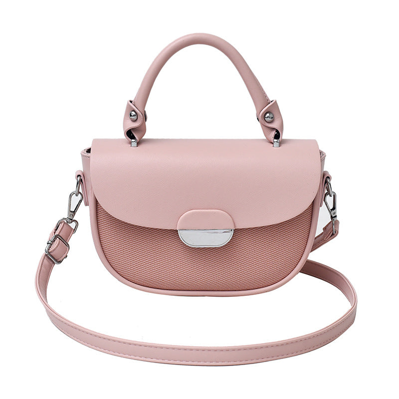 Fashion Portable Small Square Bag Women's Simple Retro