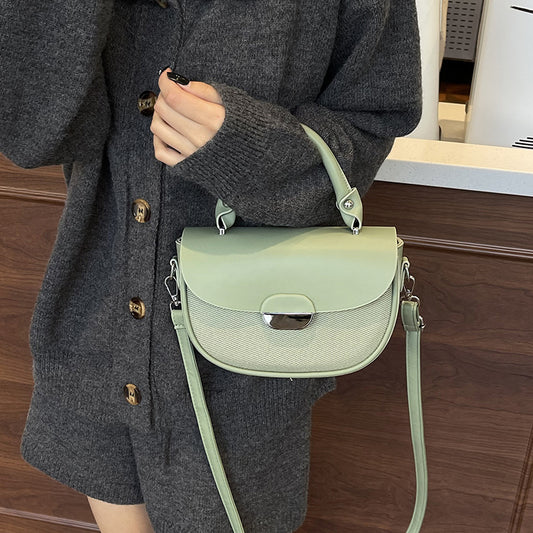 Fashion Portable Small Square Bag Women's Simple Retro