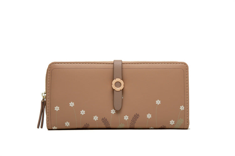 New Wallet Women's Long Printed Buckle