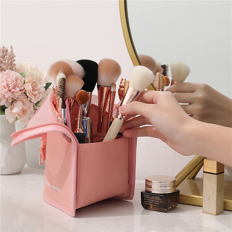 Travel Waterproof Makeup Brush Case Holder Cosmetic Bag