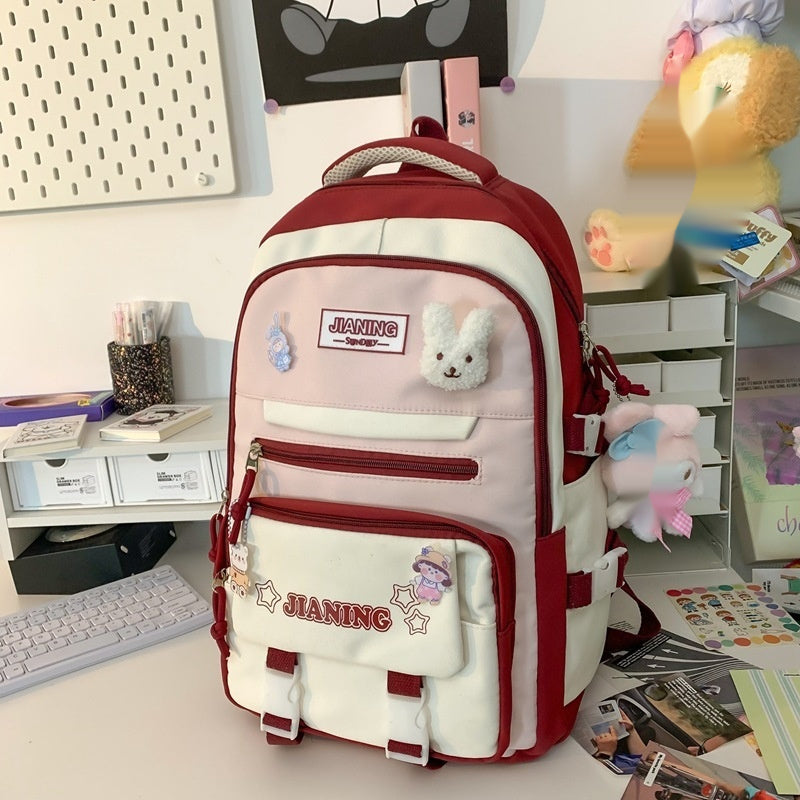 Korean Style Junior's Schoolbag Large Capacity Cute Elementary School Student Backpack