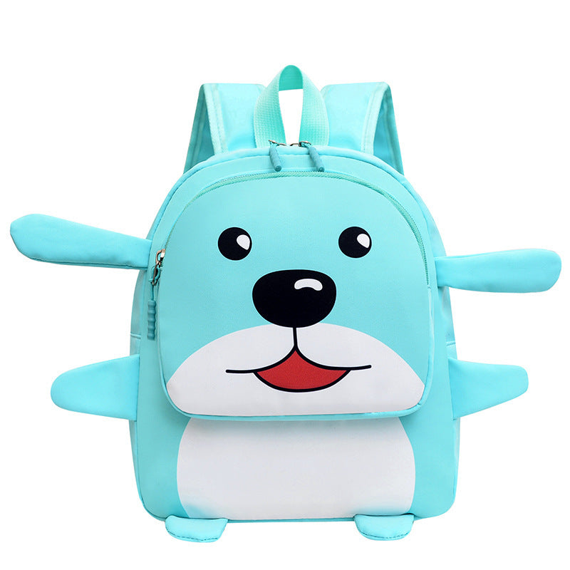 Kindergarten Fashion Burden Alleviation Backpack Cute Animal Image Macaron Color